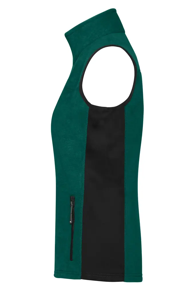 Ženski radni flis JN855 dark-green/black XS-1