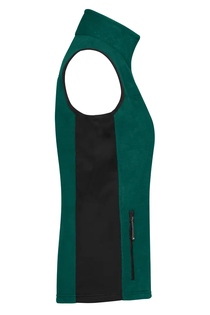 Ženski radni flis JN855 dark-green/black XS-2