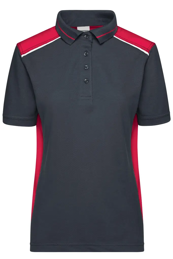 Ženska polo majica JN857 carbon/red XS-0