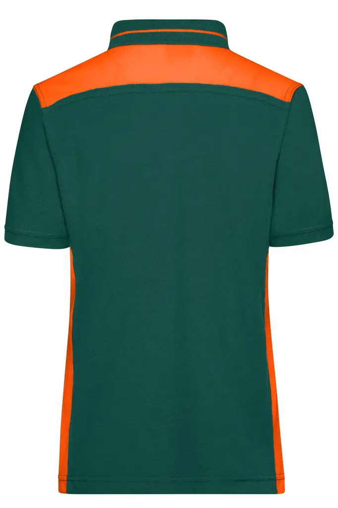 Ženska polo majica JN857 dark-green/orange XS-3