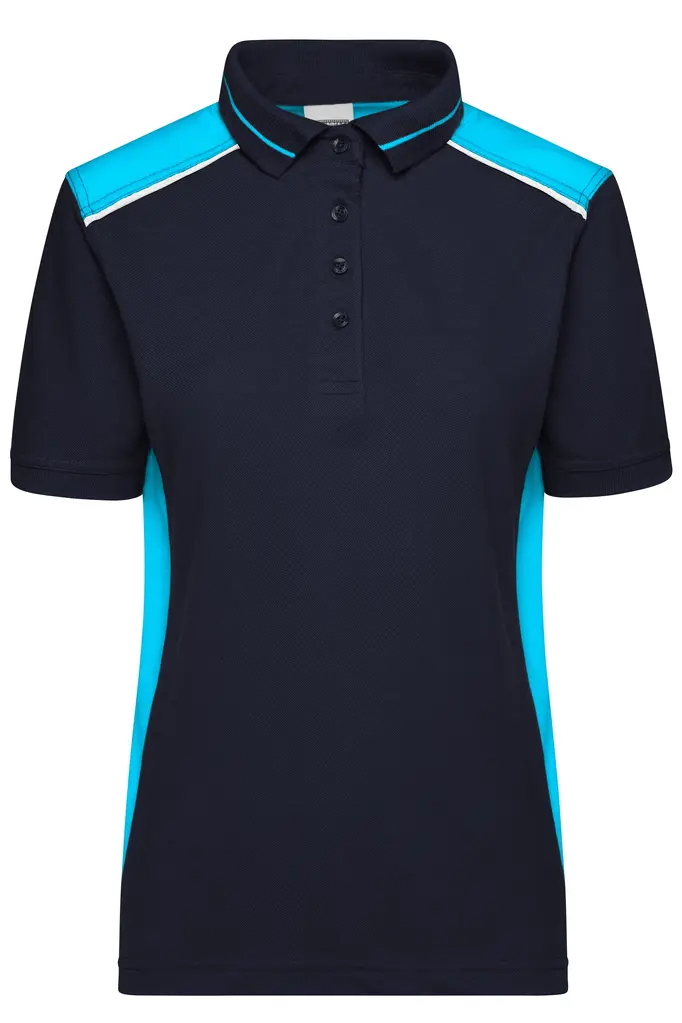 Ženska polo majica JN857 navy/turquoise XS-0