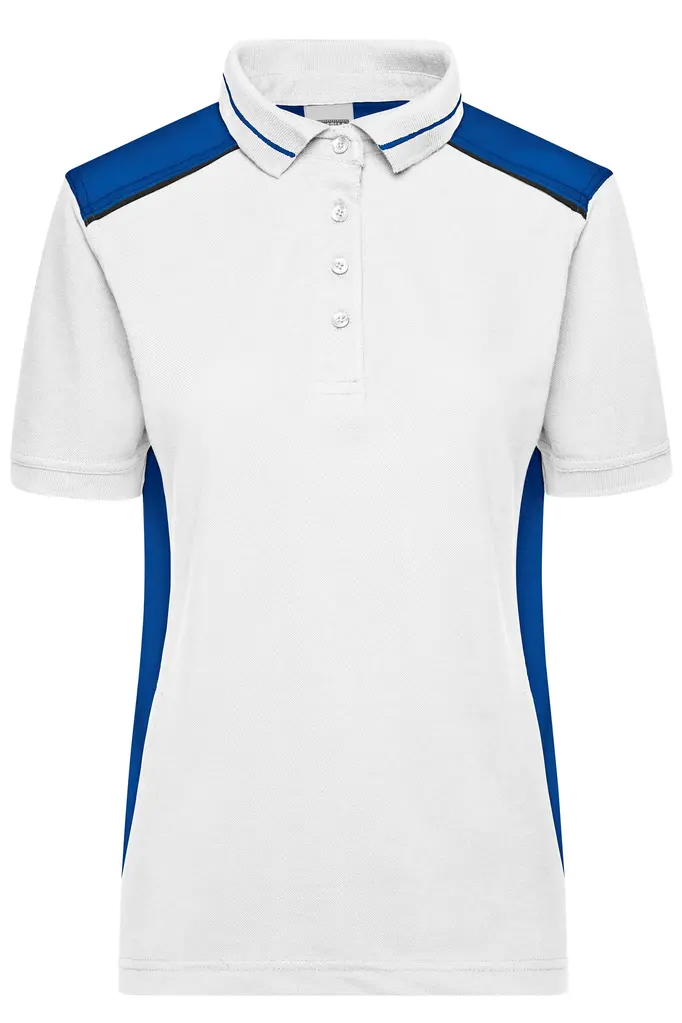 Ženska polo majica JN857 white/royal XS-0