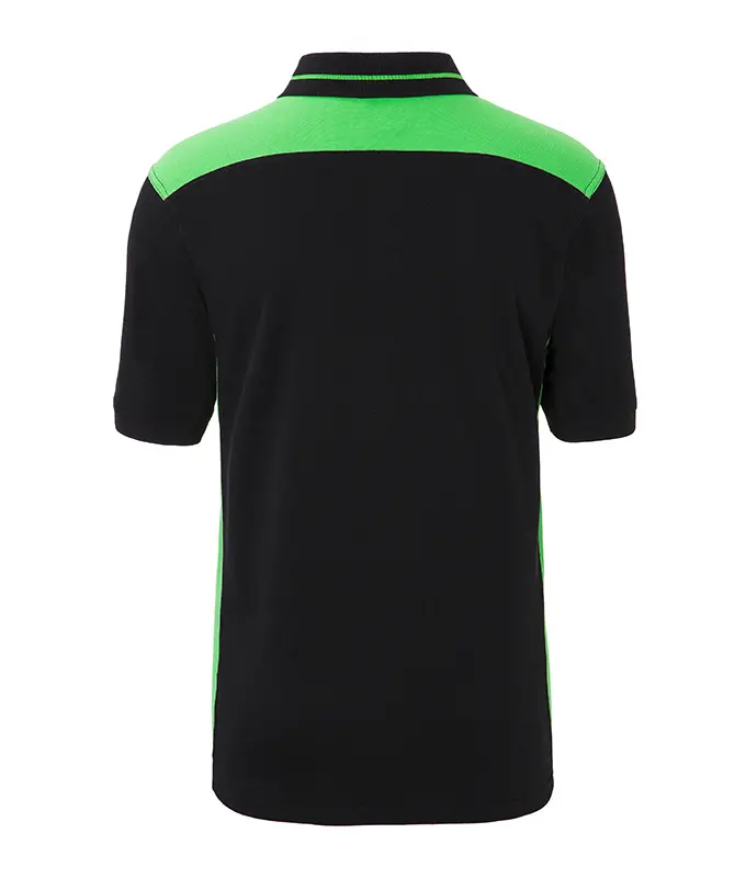 Radna polo majica JN858 black/lime-green XS-1