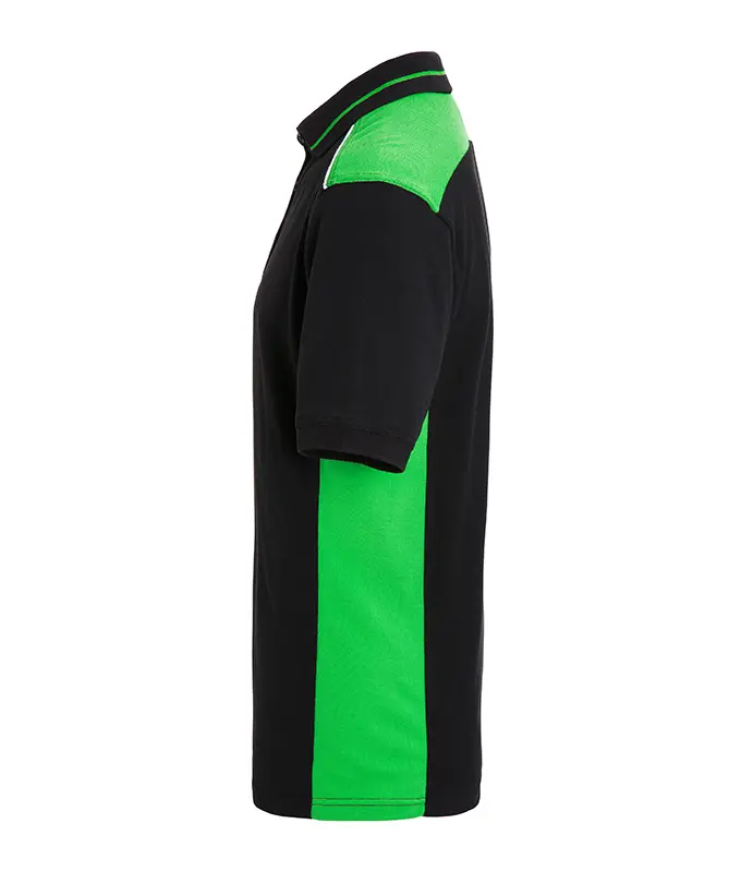 Radna polo majica JN858 black/lime-green XS-3