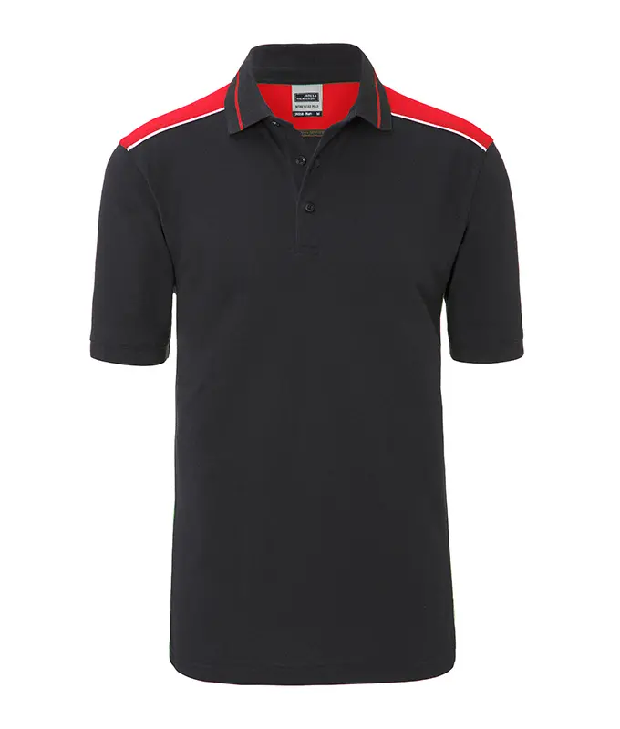 Radna polo majica JN858 carbon/red XS-0