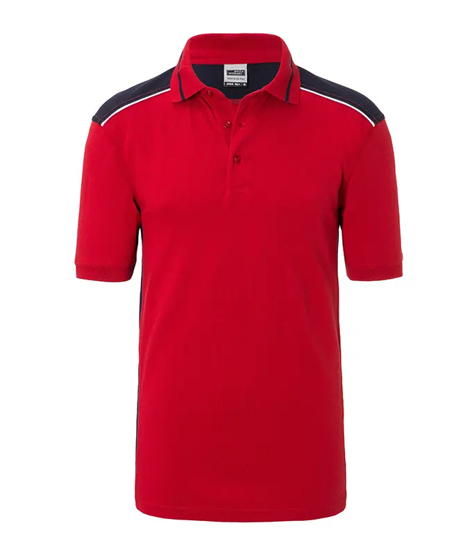 Radna polo majica JN858 red/navy XS-0