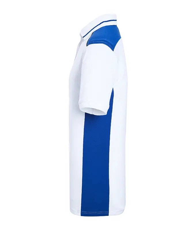 Radna polo majica JN858 white/royal XS-3