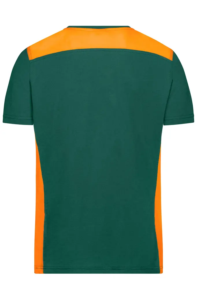 Radna majica  JN860 dark-green/orange XS-3