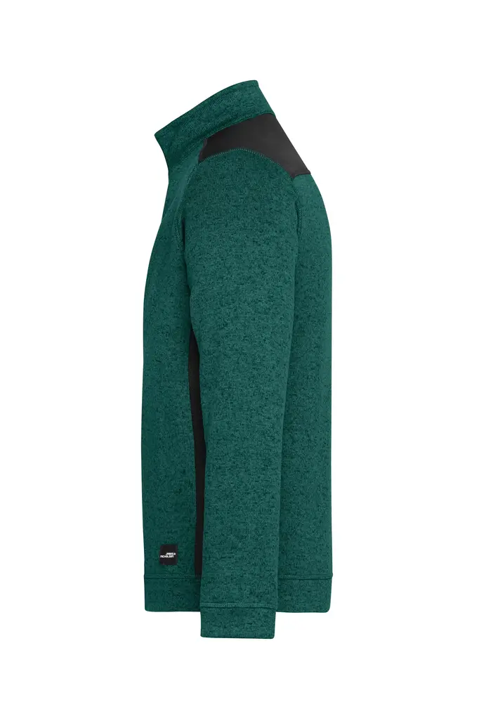 Radna vesta JN864 dark-green-melange/black XS-1