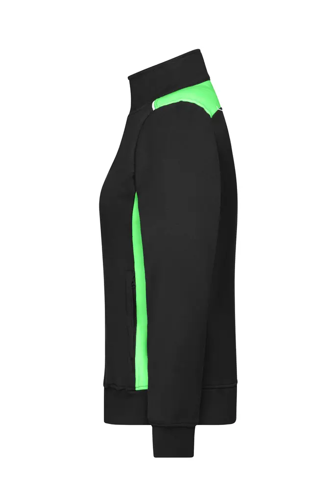 Ženska jakna JN869 black/lime-green XS-1