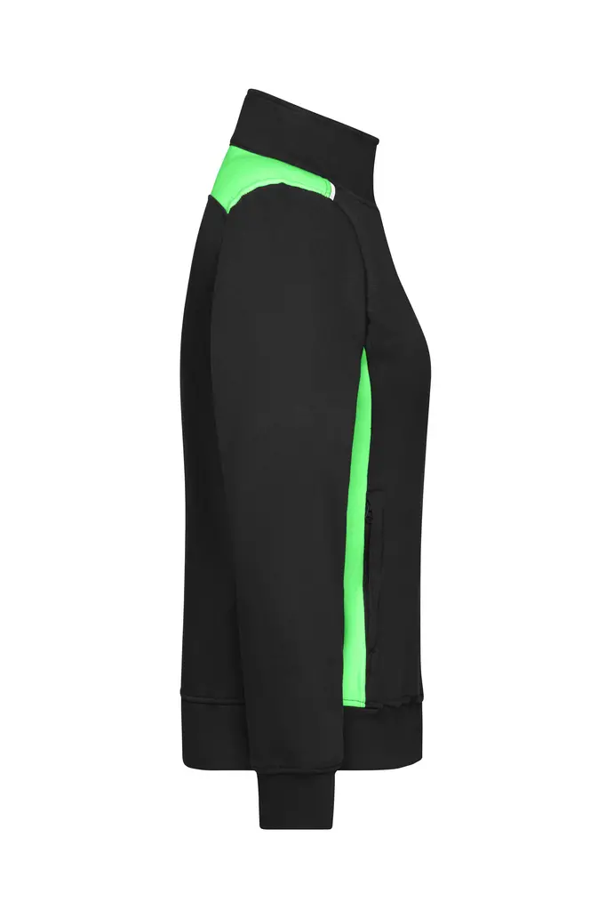 Ženska jakna JN869 black/lime-green XS-2