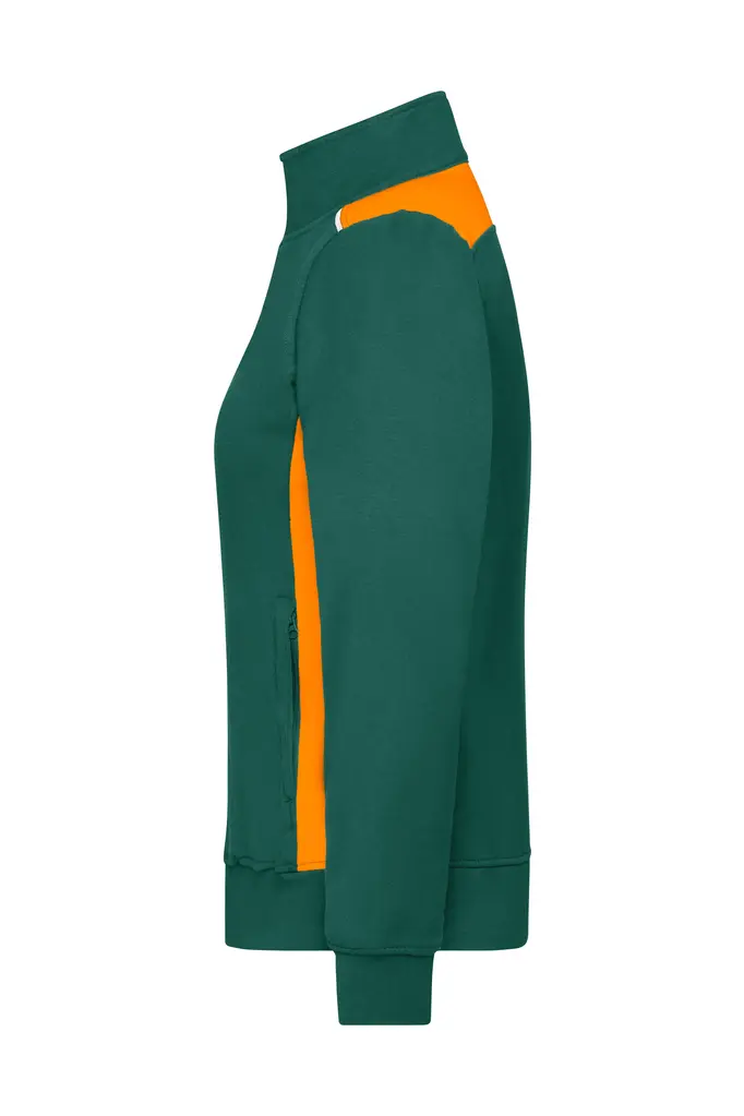 Ženska jakna JN869 dark-green/orange XS-1