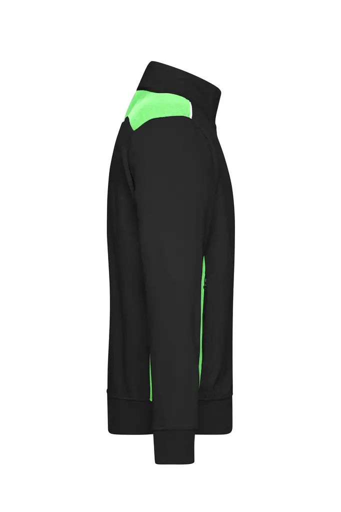 Radna jakna JN870 black/lime-green XS-2