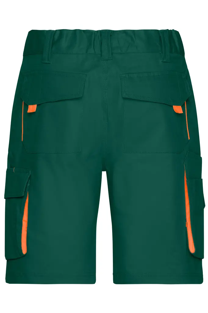 Radne bermude JN872 dark-green/orange 42-3