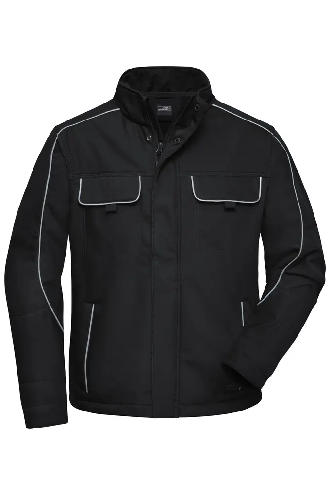 Radna softshell jakna JN884 black XS-0