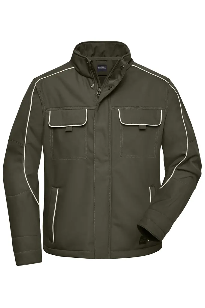 Radna softshell jakna JN884 olive XS-0