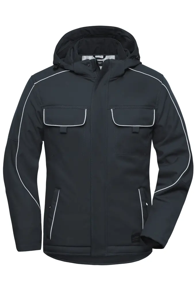 Radna softshell jakna JN886 carbon XS-0