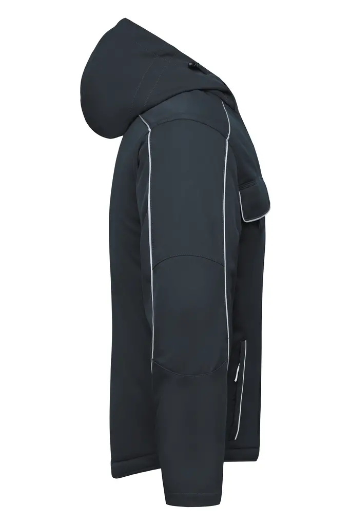 Radna softshell jakna JN886 carbon XS-2