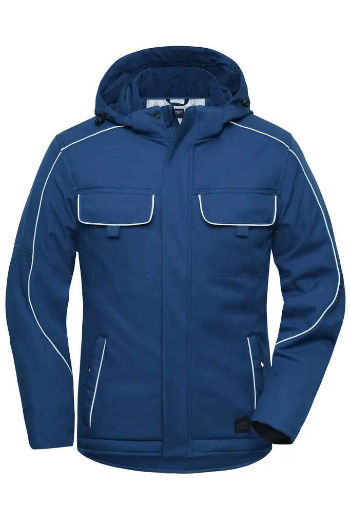 Radna softshell jakna JN886 dark-royal XS-0