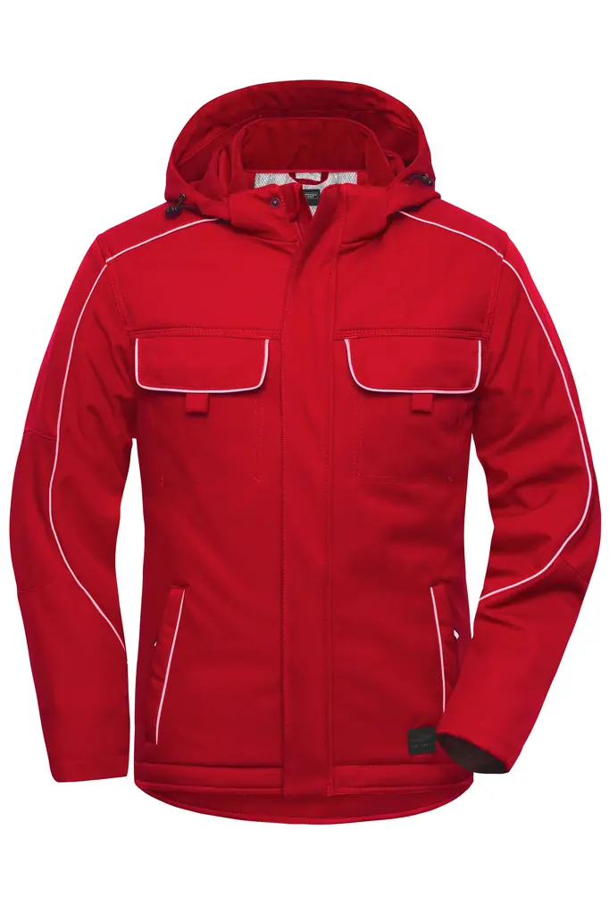 Radna softshell jakna JN886 red XS-0