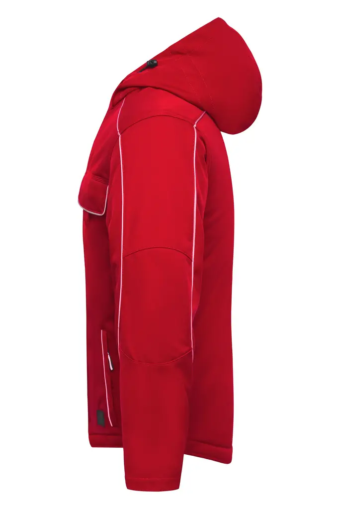 Radna softshell jakna JN886 red XS-1