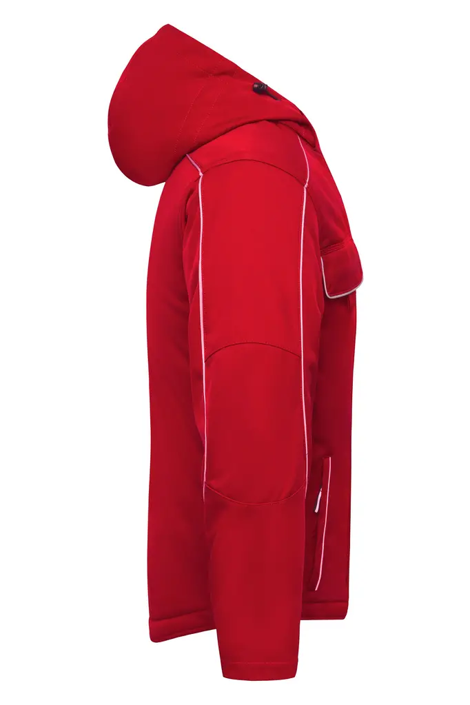 Radna softshell jakna JN886 red XS-2