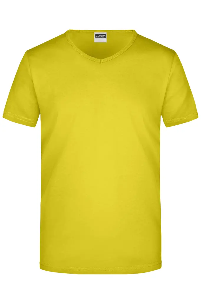 Slim fit majica JN912 yellow S-0