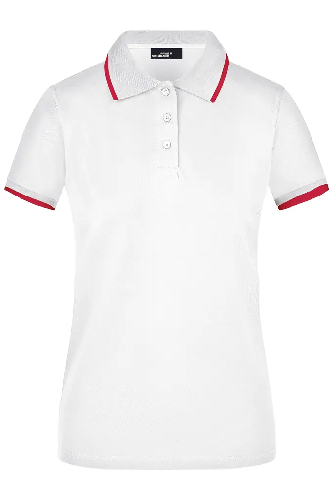 Ženska polo majica  JN934 white/red S-0