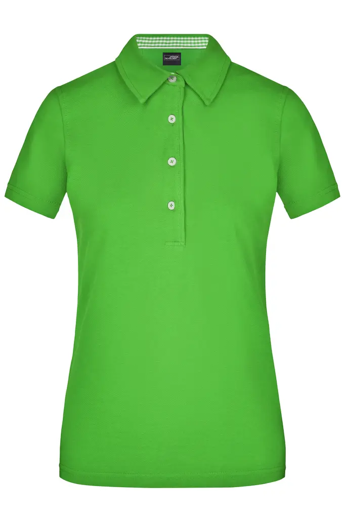 Ženska polo majica JN969 lime-green/lime-green-white S-0