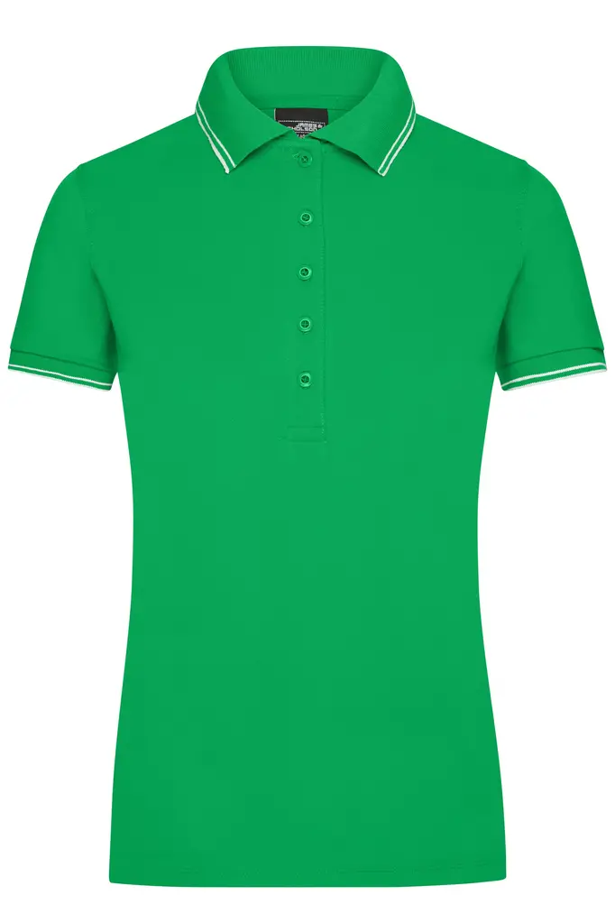 Ženska polo majica JN985 fern-green/white S-0