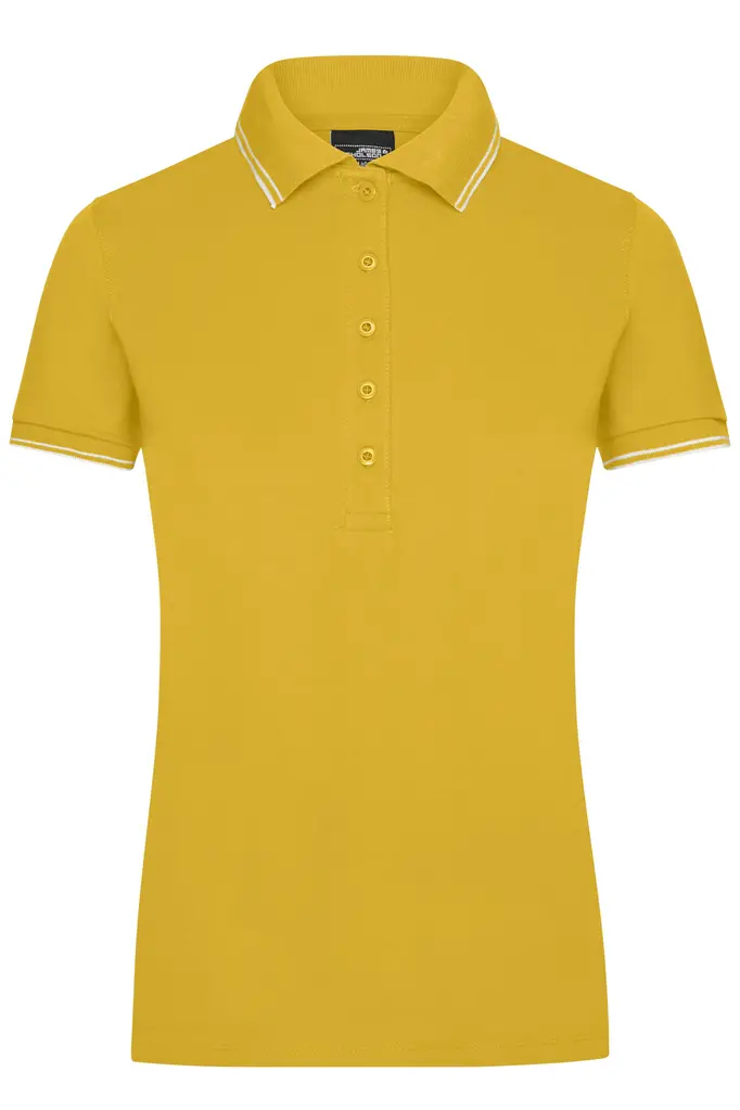 Ženska polo majica JN985 sun-yellow/white S-0