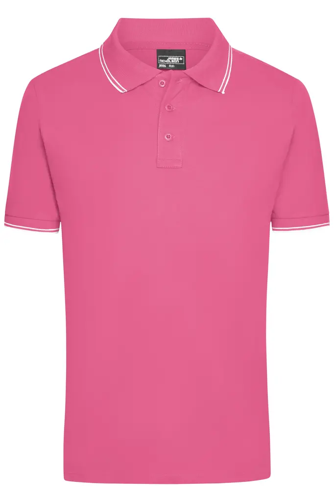 Polo majica JN986 pink/white S-0