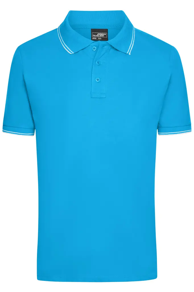 Polo majica JN986 turquoise/white S-0