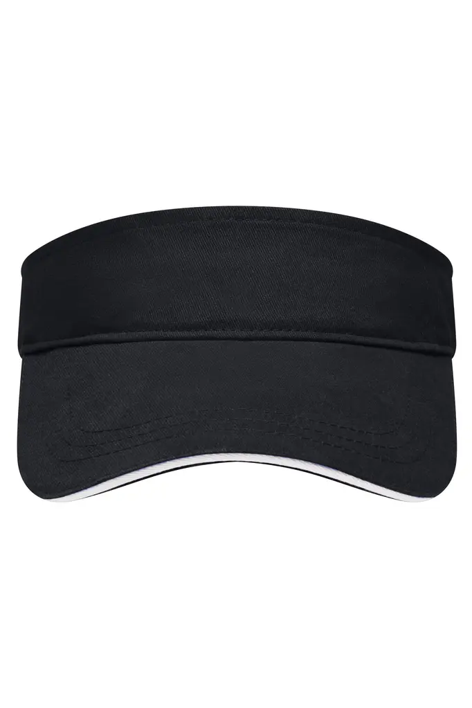 Sunvisor kapa MB6123 black/white one size-0