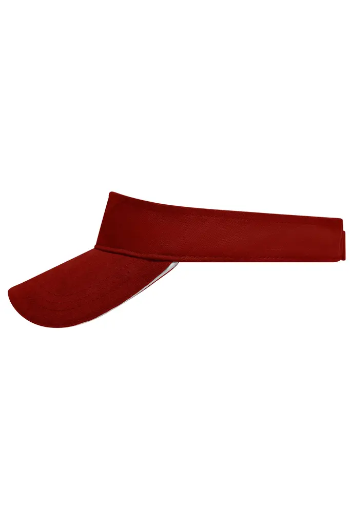 Sunvisor kapa MB6123 burgundy/white one size-1