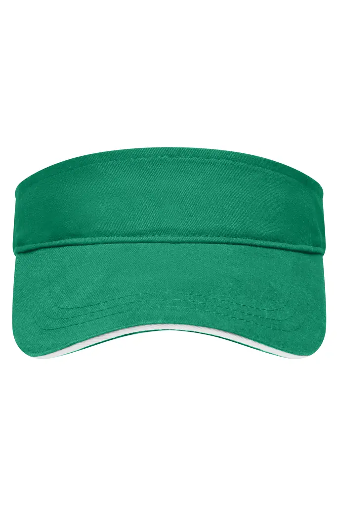 Sunvisor kapa MB6123 green/white one size-0