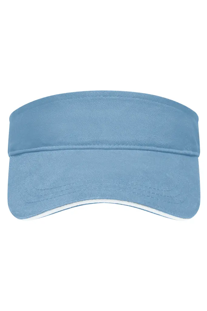 Sunvisor kapa MB6123 light-blue/white one size-0