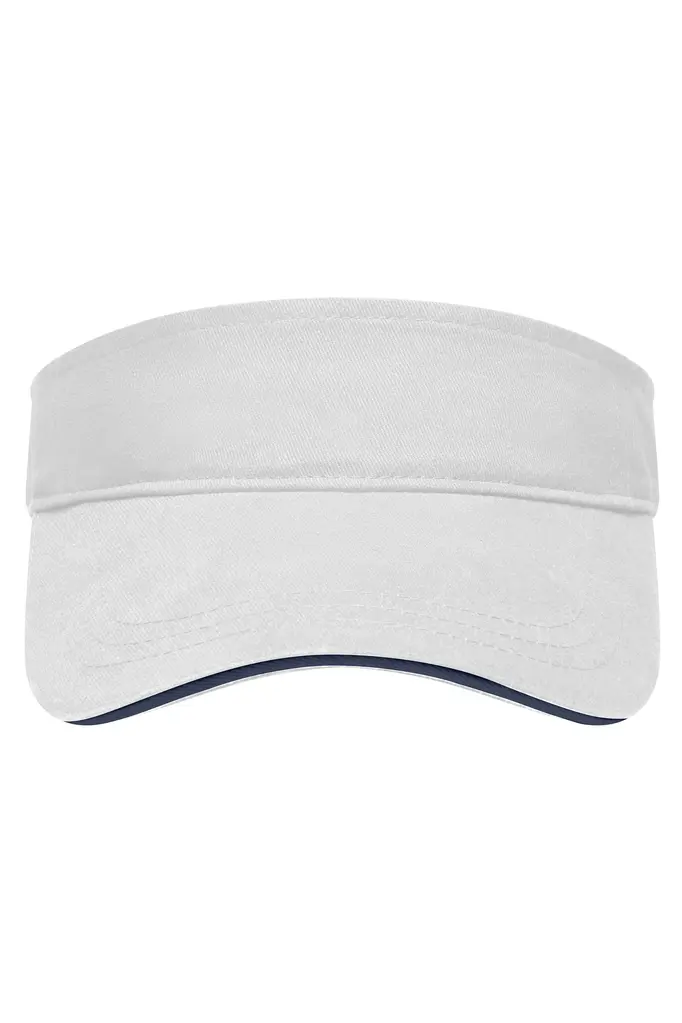 Sunvisor kapa MB6123 white/navy one size-0