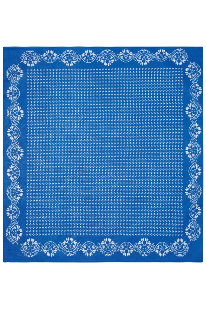 Bandana MB6400 royal/white one size-1