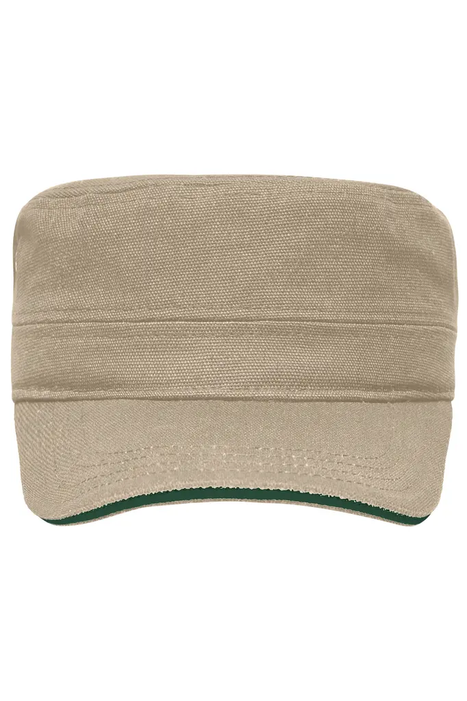 Vojnička kapa MB6555 khaki/dark-green one size-0