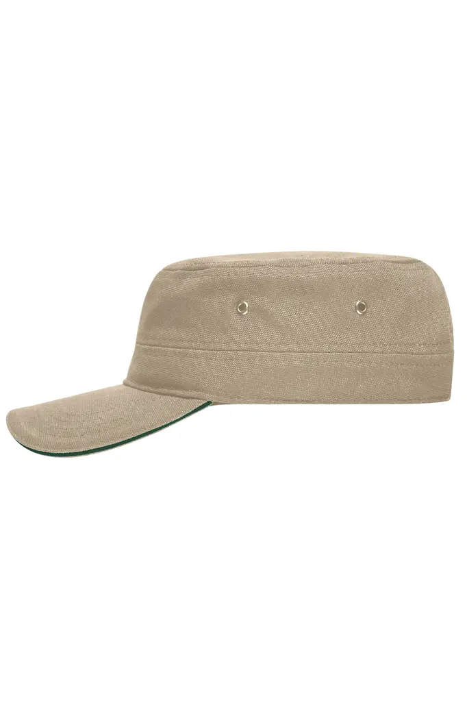 Vojnička kapa MB6555 khaki/dark-green one size-1