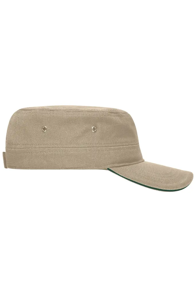 Vojnička kapa MB6555 khaki/dark-green one size-2