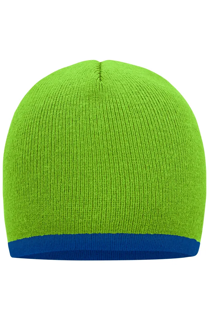 Pletena kapa MB7584 lime-green/royal one size-0