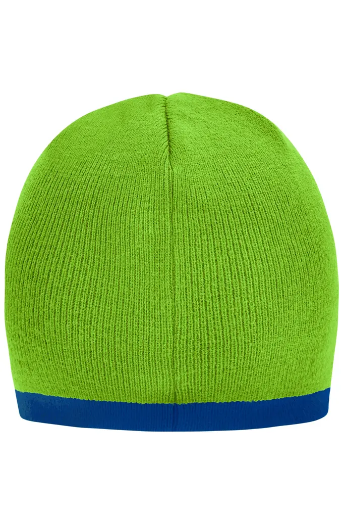 Pletena kapa MB7584 lime-green/royal one size-3