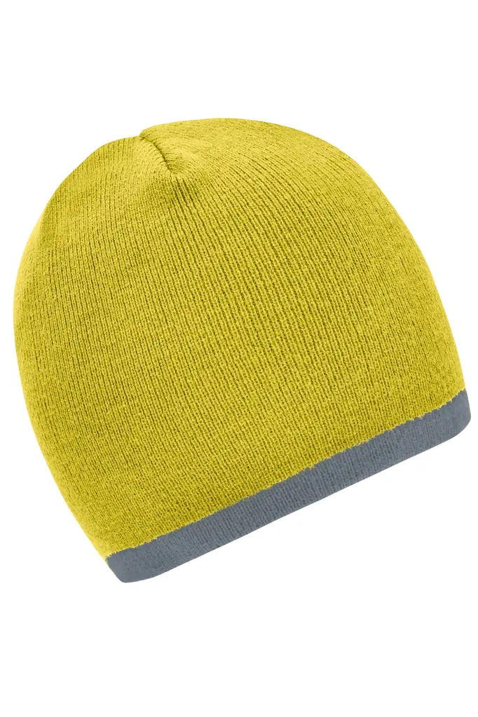 Pletena kapa MB7584 yellow/light-grey one size-2