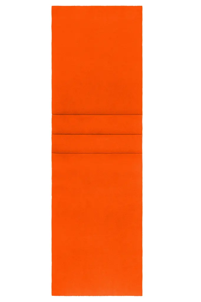 Flis šal MB7611 orange one size-1