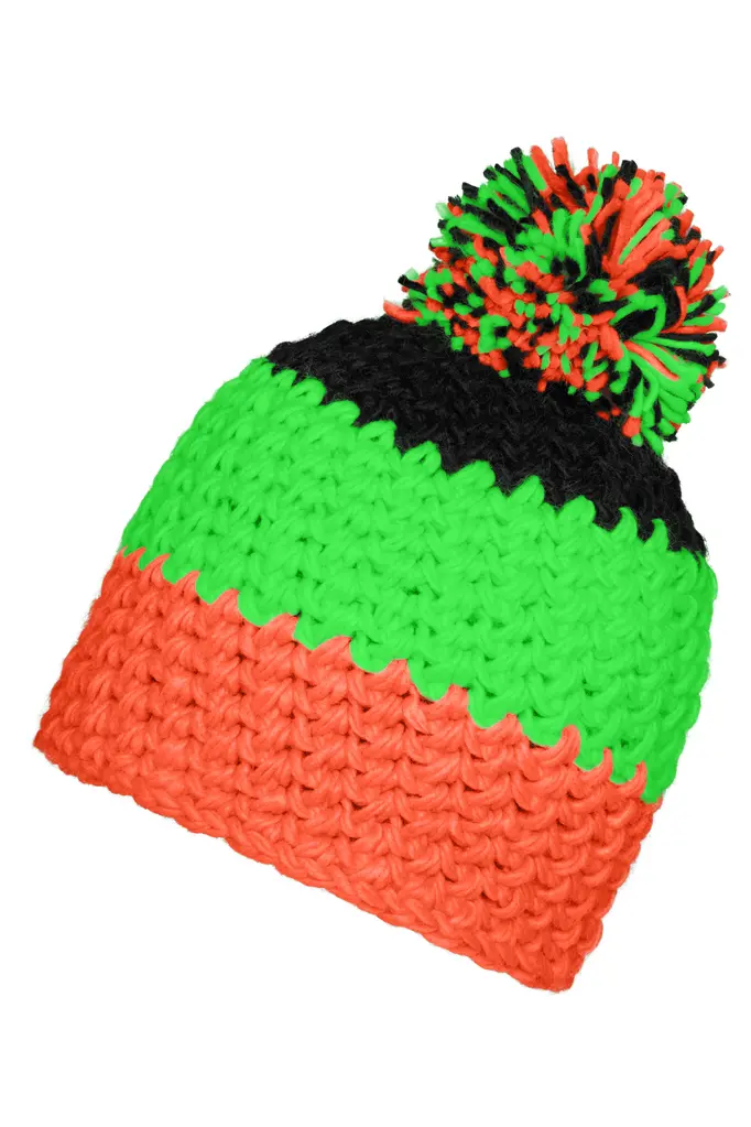 Zimska kapa MB7940 neon-orange/neon-green/black one size-1