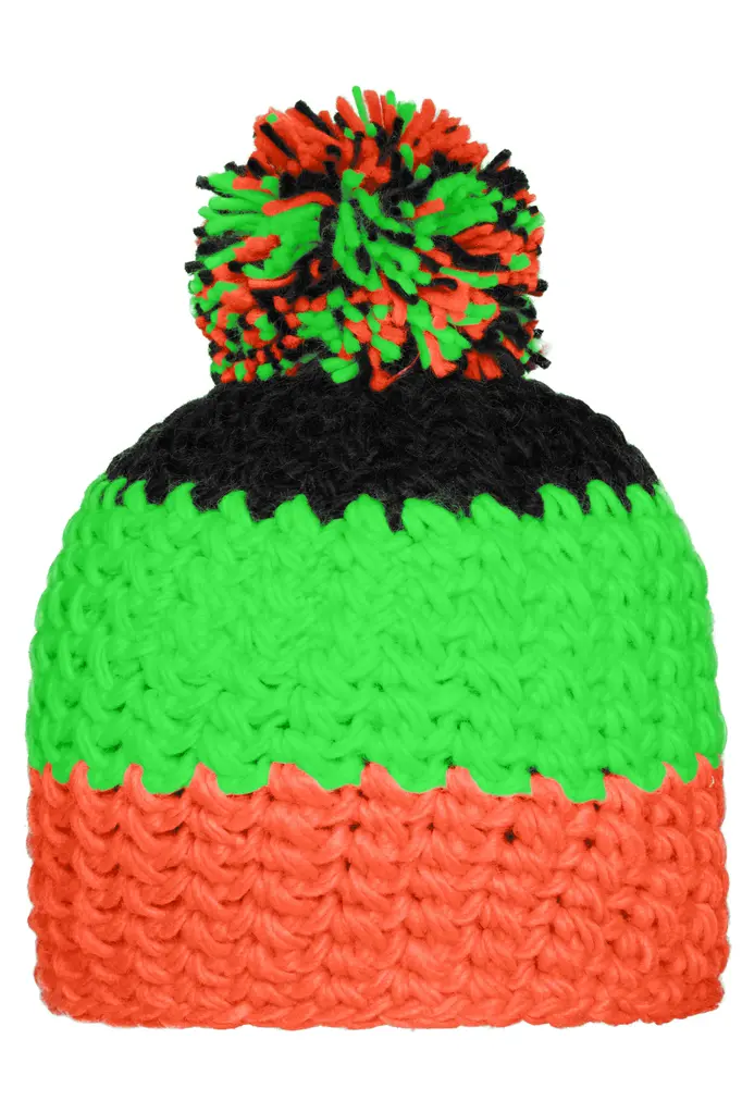 Zimska kapa MB7940 neon-orange/neon-green/black one size-3