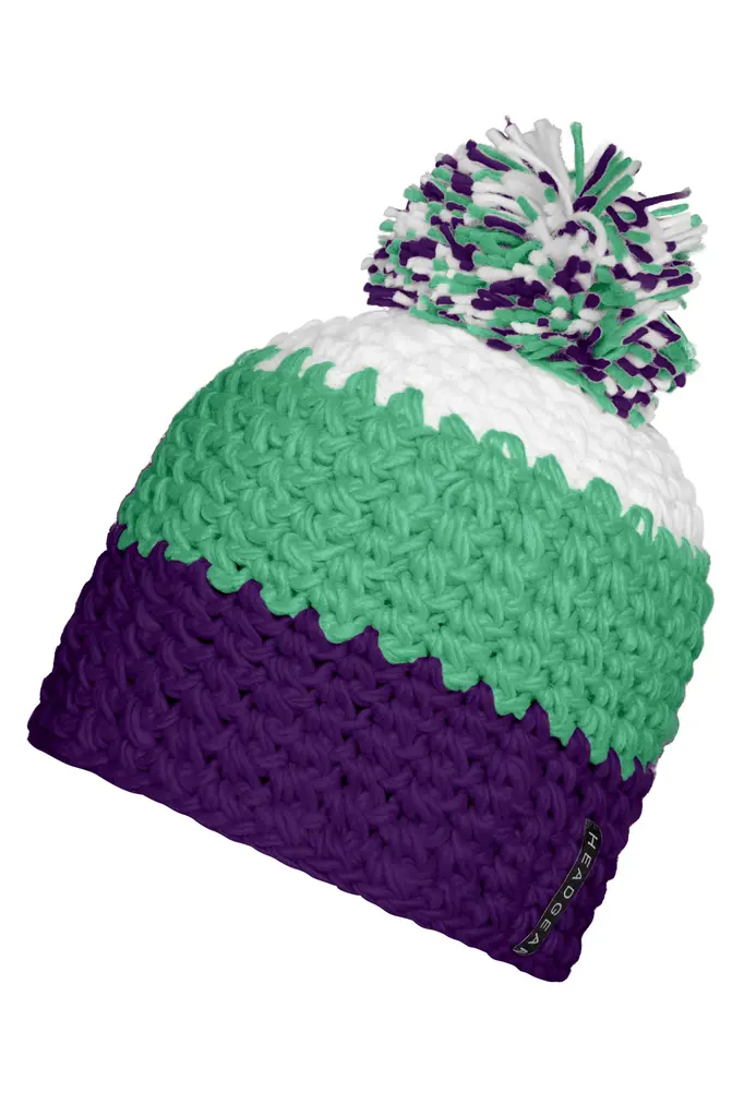 Zimska kapa MB7940 purple/lime-green/white one size-1