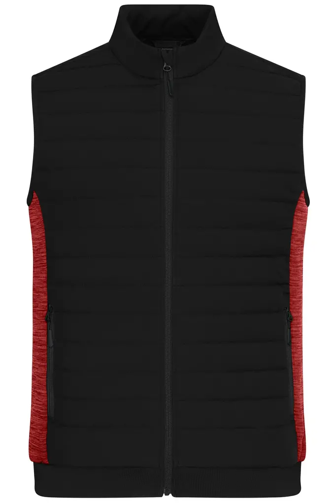 Muški prsluk JN1864 black/red-melange XS-0